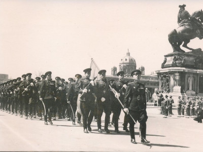 Последний парад союзников 13 апреля 1946 года