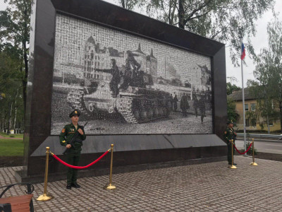 Фотопанно «Бессмертный полк» в Выборге