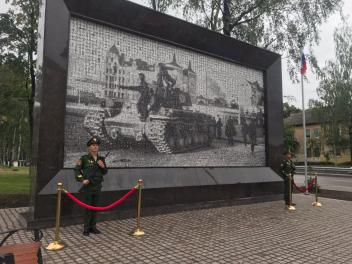 Фотопанно «Бессмертный полк» в Выборге