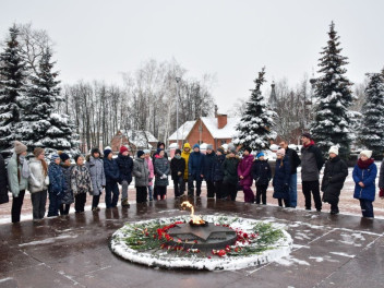 Подмосковные школьники вспомнили героизм города Клин