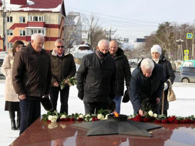 В День победы под Сталинградом на Сахалине чествовали ветеранов