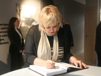 Елена Цунаева посетила открытие Музея оккупации в Пскове