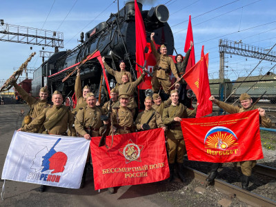 Поезд Победы в Оренбурге