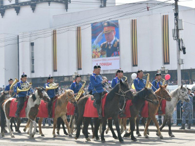 Парадом Победы встретила Республика Тыва День Победы