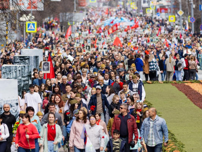 Томичи верны традициям Бессмертного полка!