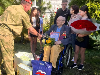 100-летний юбилей отмечает ветеран Великой Отечественной войны