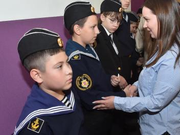 В Омской области курсанты Школы юнг приняли присягу