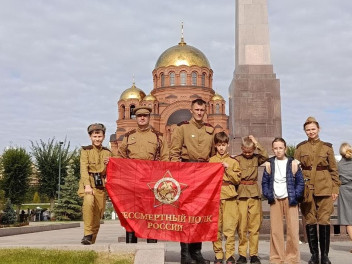 «Поезд Знаний» доставил активистов Бессмертного полка России из Оренбурга в Волгоград