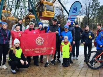 Актив Бессмертного полка России в Адыгее провел патриотический забег