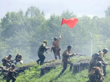 На Сахалине прошла военно-историческая реконструкция сражения с японскими оккупантами