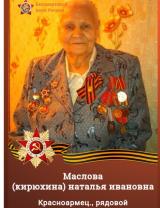 Маслова (Кирюхина) Наталия Ивановна