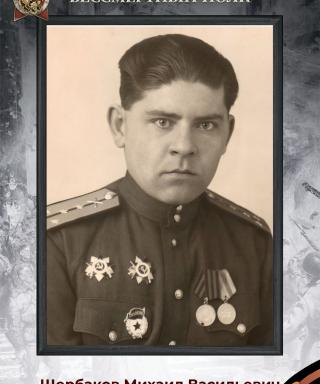 Щербаков Михаил Васильевич
