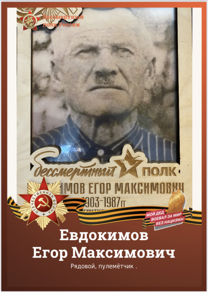 Евдокимов Егор Максимович