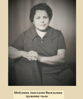 Шебунина Анастасия Васильевна