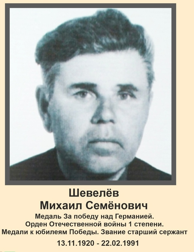 Шевелёв Михаил Семёнович