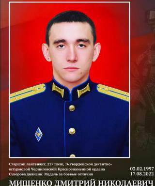Мищенко Дмитрий Николаевич