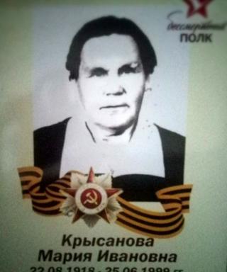 Крысанова Мария Ивановна