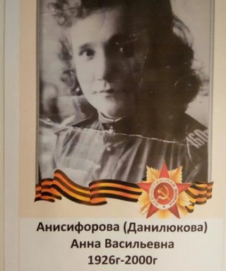 Анисифорова Анна Васильевна