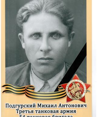 Подгурский Михаил Антонович