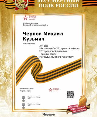 Чернов Михаил Кузьмич