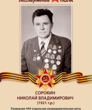 Сорокин Николай Владимирович