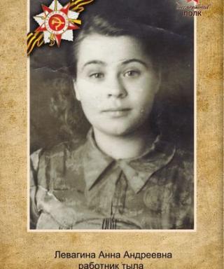 Левагина Анна Андреевна