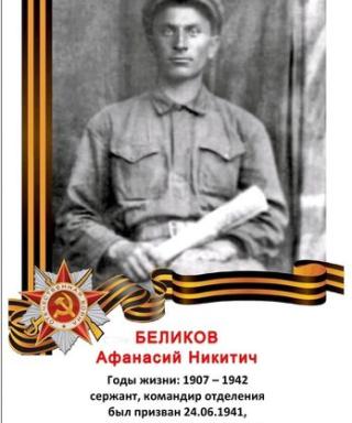 Беликов Афанасий Никитич