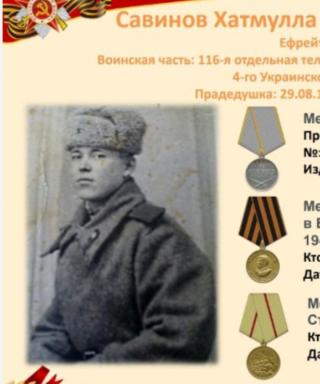 Савинов Хатмулла Назмулахатович