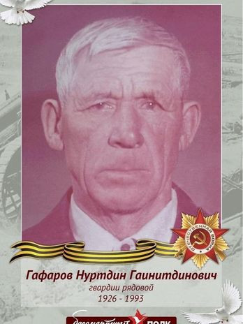 Гафаров Нуртдин Гайнитдинович