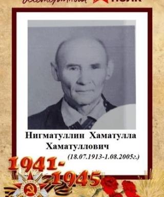 Нигматуллинт Хаматулла Хаматуллович