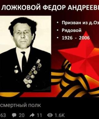 Ложковой Фёдр Андреевич