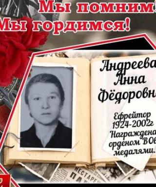 Андреева Анна Фёдоровна