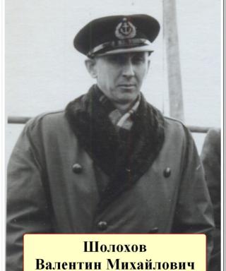 Шолохов Валентин Михайлович