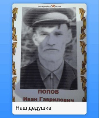 Попов Иван Гаврилович