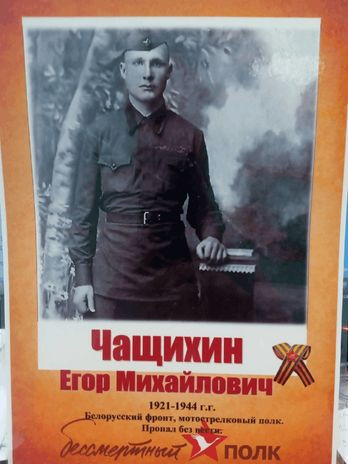 Чащихин Егор Михайлович