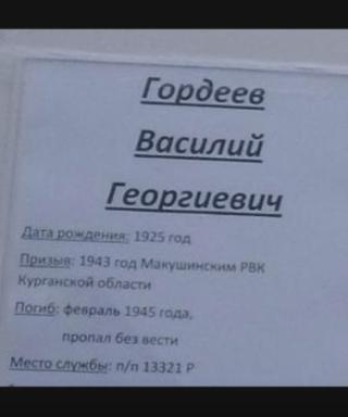 Гордеев Василий Георгиевич