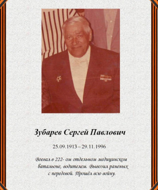 Зубарев Сергей Павлович