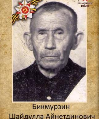 Бикмурзин Шагидулла Айнетдинович