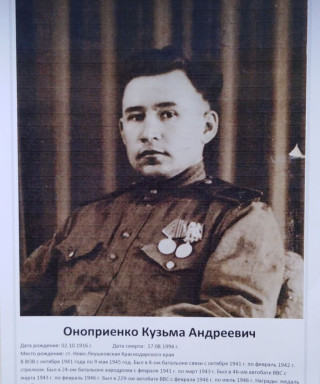 Оноприенко Кузьма Андреевич