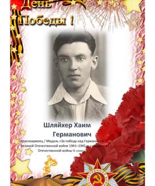 Шляйхер Хаим Германович