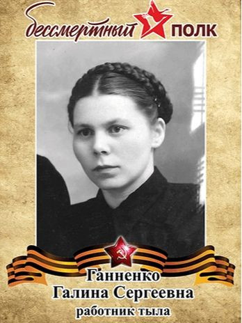 Ганненко Галина Сергеевна