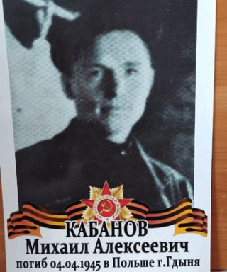 Кабанов Михаил Алексеевич