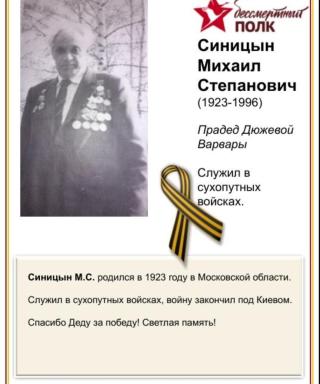 Синицын Михаил Степанович