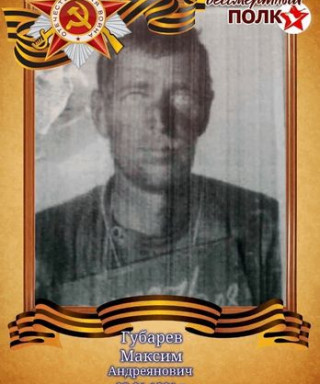 ГУБАРЕВ МАКСИМ АНДРЕЯНОВИЧ