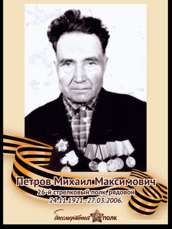 Петров Михаил Максимович