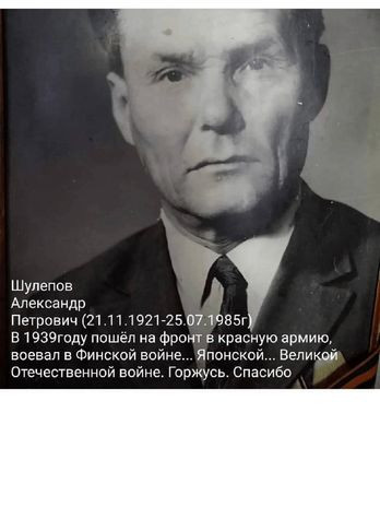 Шулепов Александр Петрович