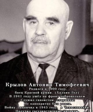 Крылов Антонин Тимофеевич