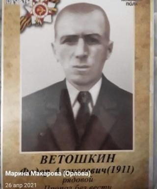 Ветошкин Федор Алексеевич