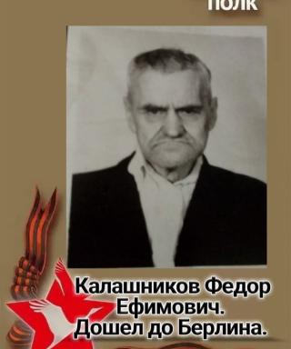 Калашников Ефимович Ефимович