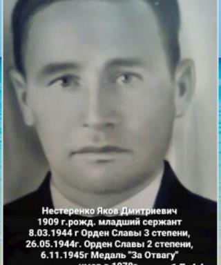 Нестеренко Яков Дмитриевич
